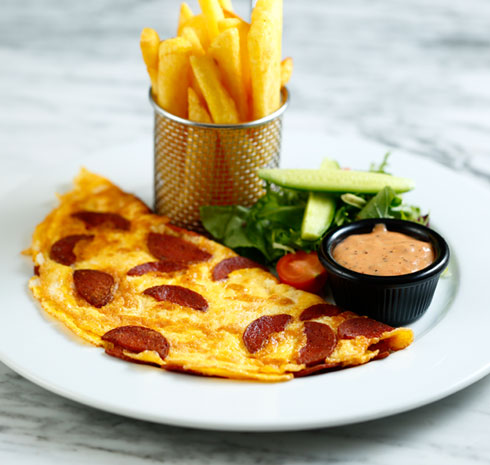 Sucuklu Omlet